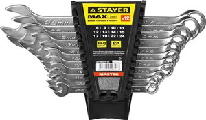 Набор STAYER ключей комбинированных, 8-24мм, 12 шт.