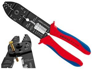 Клещи KNIPEX KN зажимные для опрессовки 