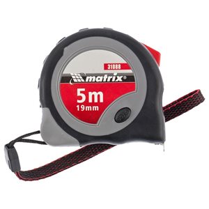 Рулетка Matrix Continuous fixation, 5 м х 19 мм