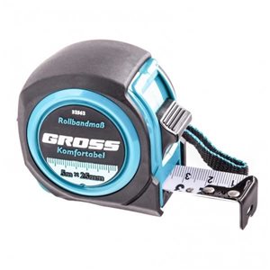 Рулетка GROSS "Komfortabel", 5 м x 25 мм