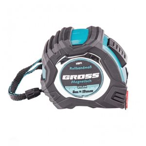 Рулетка Gross Magnetisch, автофиксация, магнит, 5м х 25мм