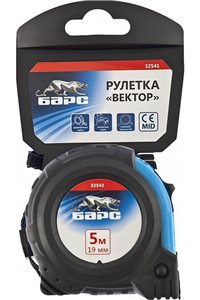 Рулетка БАРС Вектор, 5 м х 25 мм