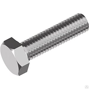 Болт с шестигранной головкой DIN 933 6х10 (1 кг)