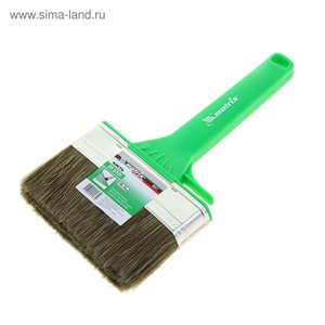 Кисть плоская для работ по дереву Color Line 120х25мм. ручка// MATRIX