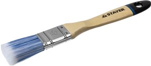 Кисть плоская STAYER "EURO", "AQUA" , искусств щетина,4"/100мм