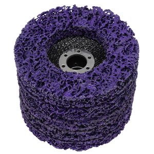Круг нейлоновый для удаления краски и ржавчины PURPLE 125 mm