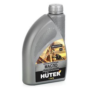Масло Huter полусинтетическое для 2-х тактных двигателей, 1 л