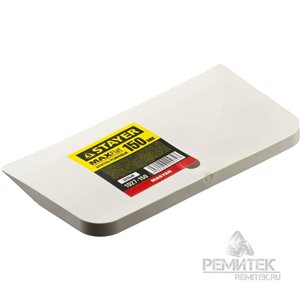 Шпатель STAYER резиновый белый, 150мм