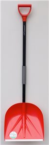 Лопата снеговая "Эксперт-Варяг", алюм. черенок, 400х400х1300мм