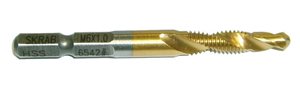 Сверло-метчик М 3х0,5х66 мм HSS TiN