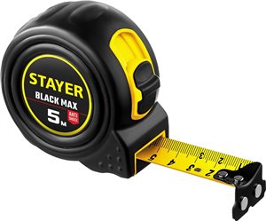 Рулетка STAYER Master, обрезин. корпус, 5м х 25мм