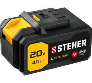 Аккумуляторная батарея STEHER 20В, Li-Ion, 4 Ач, тип V1