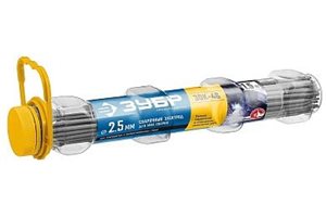 Электроды "ЗУБР" ЗОК-46 рутил-целлюлозный, d 3.0 х 350 мм, 1,5 кг в ПВХ тубе