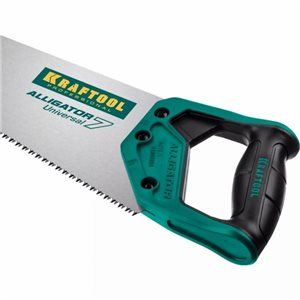 Ножовка KRAFTOOL для точного реза "Alligator Precision 13" 500 мм, 13 TPI универсальный зуб