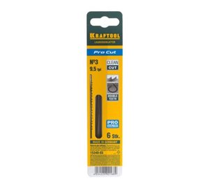 Полотно для ручного лобзика KRAFTOOL Pro Cut, 130 мм, 6 шт