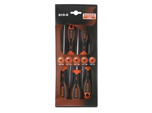 Набор отвёрток "BAHCO" Torx (5 шт.: Т10, Т15, Т20, Т25, Т30)