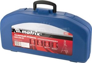 Лазерный уровень Matrix 400 мм, штатив, 3 глазка, в пласт. кейсе