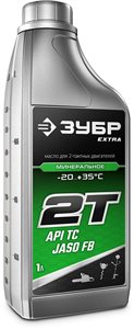 Масло ЗУБР Extra для 2-х тактных двигателей, минеральное, 1л