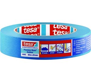 Скотч малярный TESA 25х50м синий