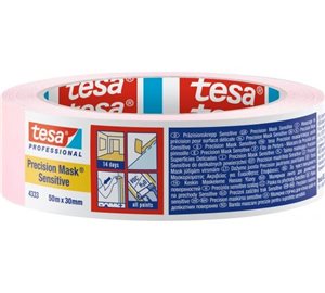 Скотч малярный TESA 30х50м розовый