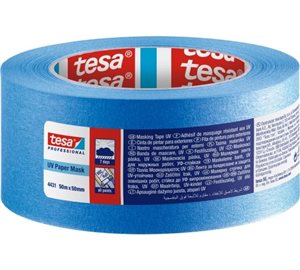 Скотч малярный TESA 50х50м синий