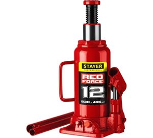 Домкрат STAYER "бутылочный", 12т, 230-460мм