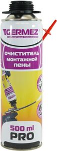 Очиститель GERMEZ монтажной пены, 450 мл