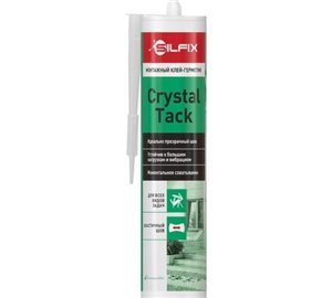 Клей-герметик монтажный Hybrid Bond Crystal Tack прозрачный, 290мл