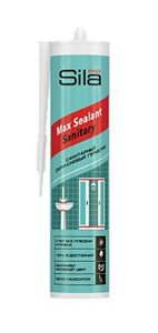Герметик Sila PRO Max Sealant Sanitary, санитарный белый, 290мл