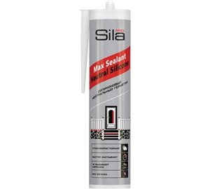 Герметик Sila PRO Max Sealant Neutral, нейтральный бесцветный, 290мл