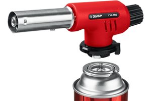 Горелка газовая Зубр ГМ-150 с пьезоподжигом, 1300С