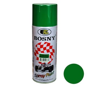 Краска BOSNY акриловая аэрозольная, зеленая трава № 37, 400 мл