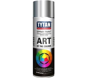 Краска TYTAN акриловая аэрозольная, металлик 9006, 400 мл