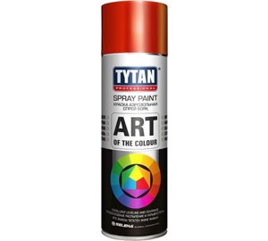 Краска TYTAN акриловая аэрозольная, красная, 400 мл