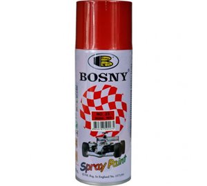 Краска BOSNY акриловая аэрозольная, красный насыщенный № 23, 400 мл