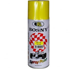 Краска BOSNY акриловая аэрозольная, желтый № 41, 400 мл