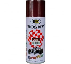 Краска BOSNY акриловая аэрозольная, бордовый № 38, 400 мл