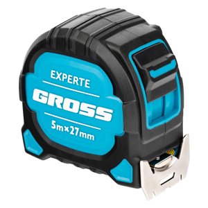 Рулетка GROSS Experte двухсторонняя, магнит, 5м x 27мм