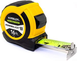 Рулетка "KOMELON" ABS POWERBLADE, 3м х 16мм 