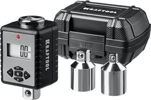 Динамометрический адаптер Kraftool с переходниками, 1/2" 40-200 Нм