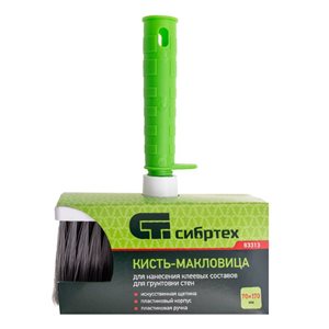 Кисть-макловица, 70*170, искусственная щетина, пластиковый корпус, пластиковая ручка//Сибртех
