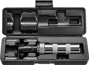 Отвертка STAYER Master ударно-поворотная 1/2", 6 предм.