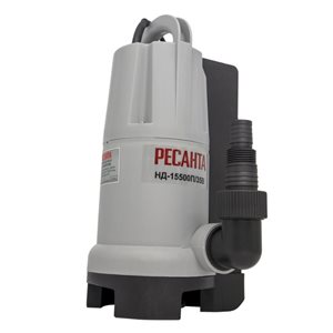 Насос дренажный для грязной воды НД- 15500П/35 Ресанта