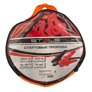 Провода стартовые STELS 400а 2,3м сумка на молнии