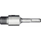 Державка ЗУБР для бур.коронки SDS Plus, L-100мм,резьба М22,конусное крепл.центр. сверла.