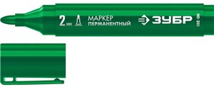 Маркер перманентный  ЗУБР Профессионал МП-300 (06322-4) зелёный