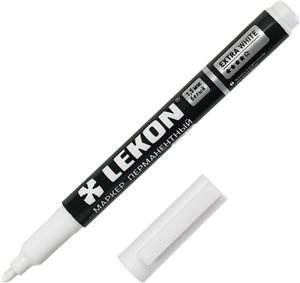 Маркер LEKON EХTRA WHITE (012392) белый
