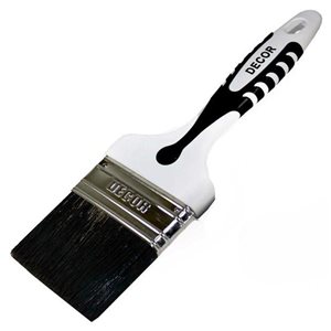 Кисть DECOR Black White 75 х 15 чёрная щетина (840-075) 