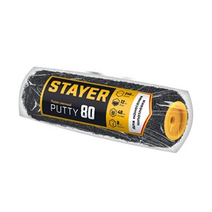 Валик STAYER PUTTY 80 х 240 для шпатлевки, ручка 8 мм (03642-24)