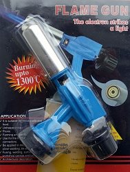 Горелка газовая FLAME GUN  многофункциональная с пьезо поджигом, метал. корпус